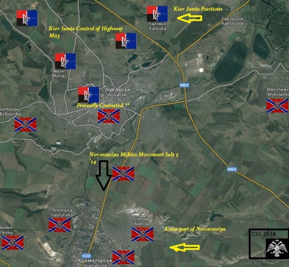 slaviansk battle